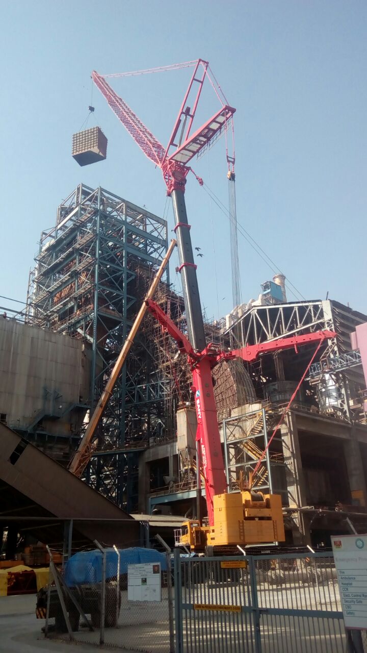 ESP Duct Erection Using 600T Crane at UltraTech Cement Ltd.,Shambhupura (R.J.)
